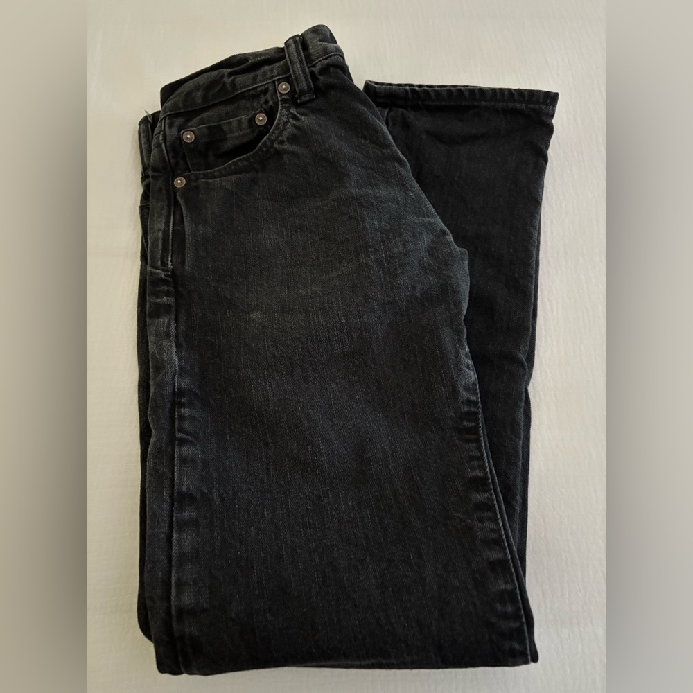 GAP Men's Black Jeans - Straight Leg 28x30